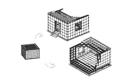 Imagen Sistema de Construcción Flexible para Viviendas